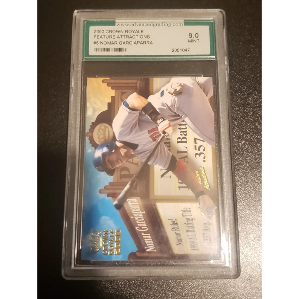 #5 NOMAR GARCIAPARRA 2000 CROWN ROYALE FEATURE ATTRACTIONS‎ MINT 9.0